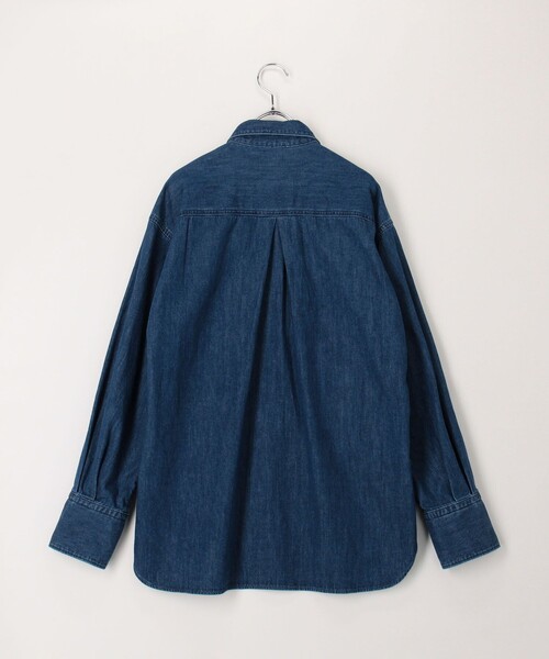 Rie Miller（リエミラー） ブラウス シャツ 「RM denim」刺繍入り