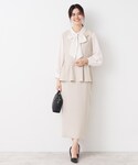 ワンピース 「入卒/セレモニー/洗える」ペプラ...の詳細画像2