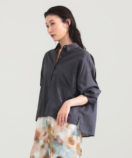 Demi-Luxe BEAMS（デミルクス ビームス） ブラウス シャツ KHADI 
