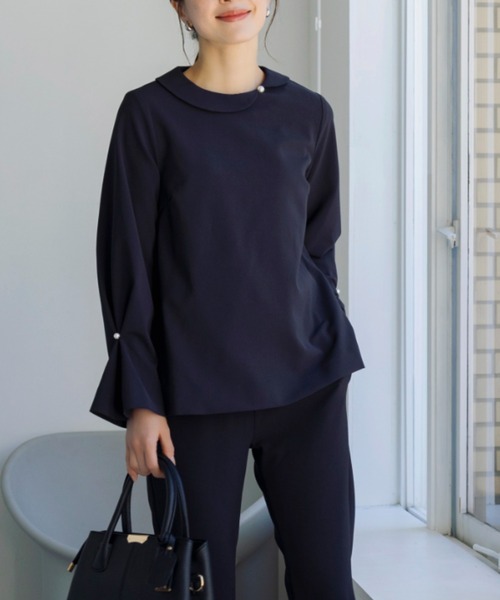 tシャツ 「SONO/ソーノ」「Magical Stretch」フラワーカラーＡラインフレアプルオーバ レディース Sono tシャツ 「SONO/ソーノ」「Magical Stretch」フラワー