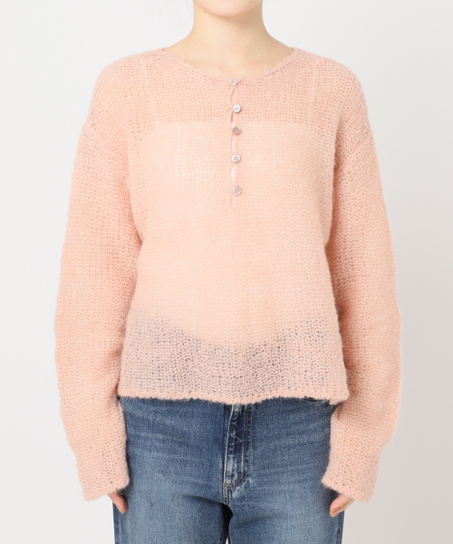Plage HENLEY ALPACA mix プルオーバー plage（プラージュ）の「《追加》HENLEY ALPACA mix プル