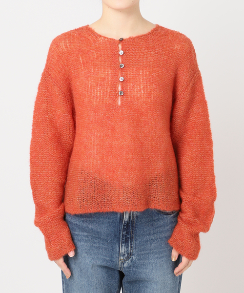 Plage HENLEY ALPACA mix プルオーバー plage（プラージュ）の「《追加》HENLEY ALPACA mix プル