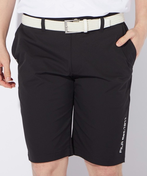 FILA GOLF ハーフパンツ パンツ ストレッチツイル ワンポイントロゴ