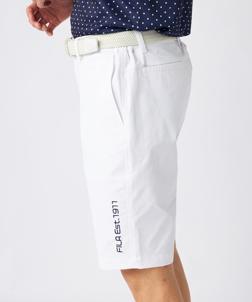FILA GOLF ハーフパンツ パンツ 短パン ストレッチツイル ワンポイント