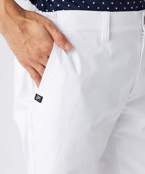FILA GOLF ハーフパンツ パンツ ストレッチツイル ワンポイントロゴ