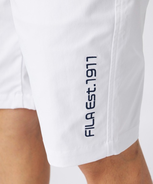 FILA GOLF ハーフパンツ パンツ ストレッチツイル ワンポイントロゴ