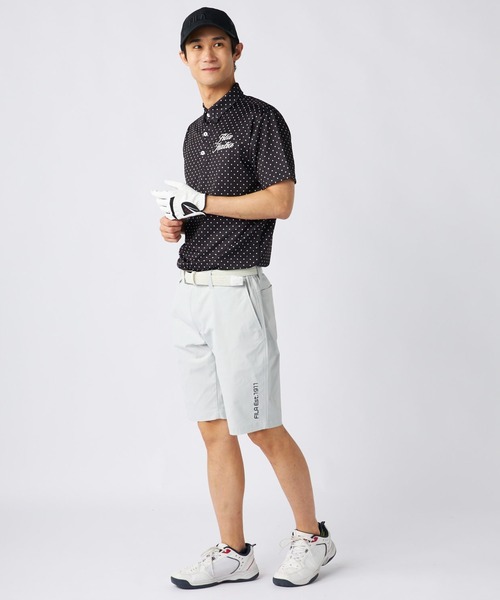 FILA GOLF ハーフパンツ パンツ ストレッチツイル ワンポイントロゴ