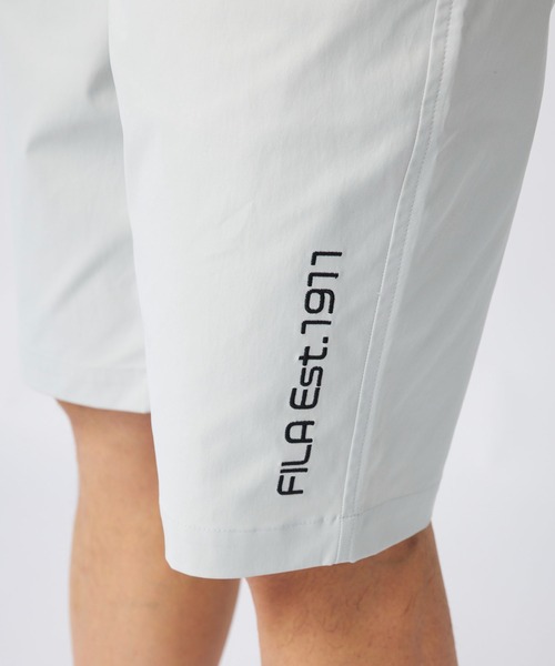 FILA GOLF ハーフパンツ パンツ ストレッチツイル ワンポイントロゴ