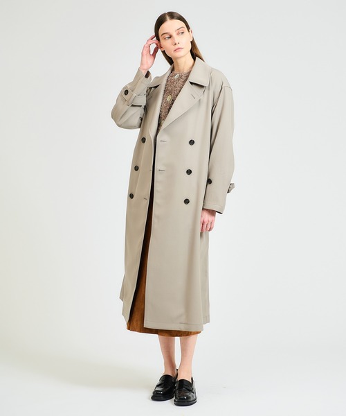 トレンチコート コート ESTNATION / ソモウウール トレンチコート レディース | ESTNATION | 06