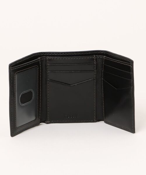 FOSSIL（フォッシル） 財布 三つ折り財布 メンズ レザー ブラック 