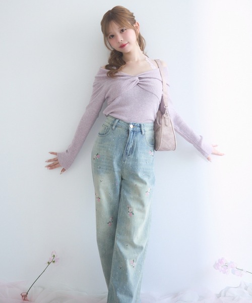 デニム・ジーパン PINK COTTON JEANS ピンクカラーデニムパンツ DPA42250 – CRAMMY