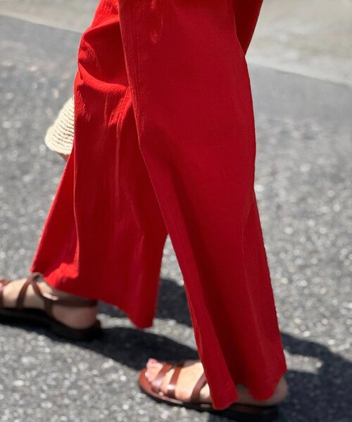 でおすすめアイテム。 BEARDSLEY パンツ コットンストレッチウエストリブパンツ パンツ