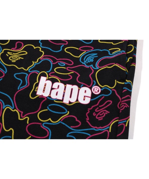 A BATHING APE スウェットパンツ ジャージ NEON CAMO REGULAR