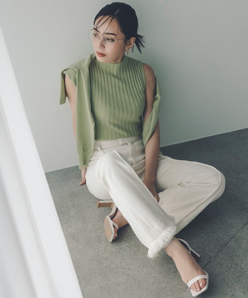 anuans（アニュアンス） カーディガン シルクブレンドベーシックニット