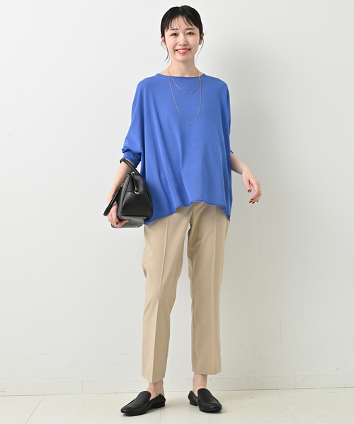 SLOBE IENA ニット セーター 「追加」コットンシルクビッグプル