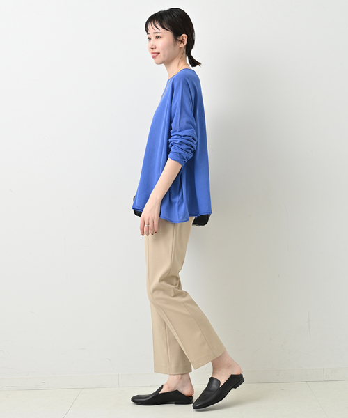 SLOBE IENA ニット セーター 「追加」コットンシルクビッグプル