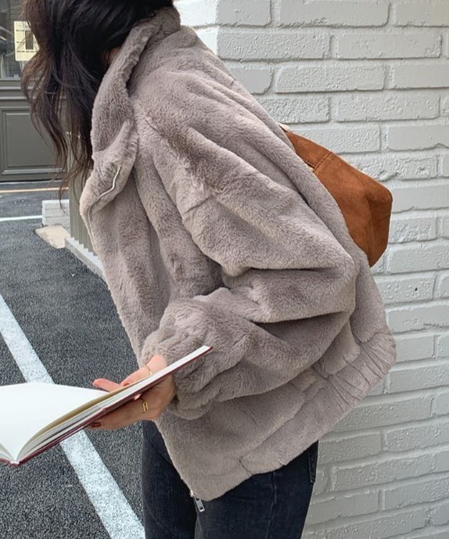 「deux amour」 ブルゾン FREE アイボリー レディース_画像4