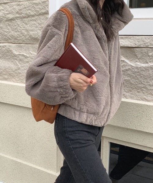 「deux amour」 ブルゾン FREE アイボリー レディース_画像6