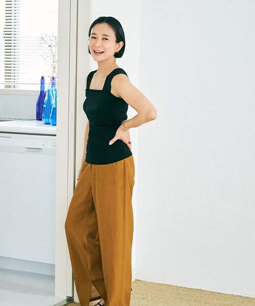 SLOANE タンクトップ ノースリーブ 「別注」スタイリスト佐藤
