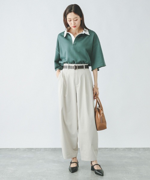 GLOBAL WORK（グローバルワーク） tシャツ 裏毛スキッパープルオーバー