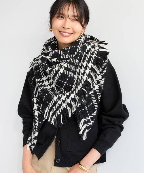 John branigan（ジョンブラニガン） ストール FREE ブラック