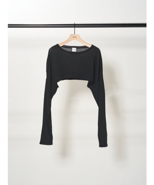 tシャツ YENN  シアーリブショートトップス レディース メンズ YENN tシャツ シアーリブショートトップス レディース メンズ