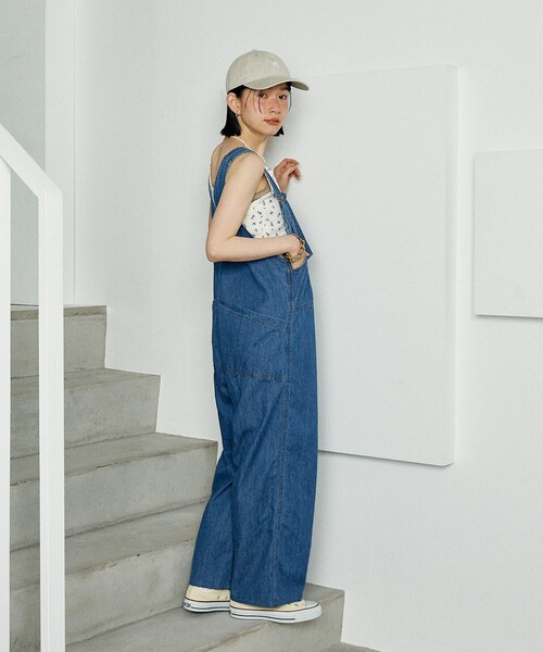 SOMETHING × フリークスストア　別注サロペット FREAK'S STORE サロペット オーバーオール SOMETHING × STORE