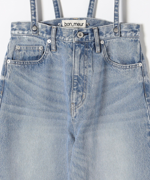[bon_meur] обработка Denim брюки 36 голубой женский 