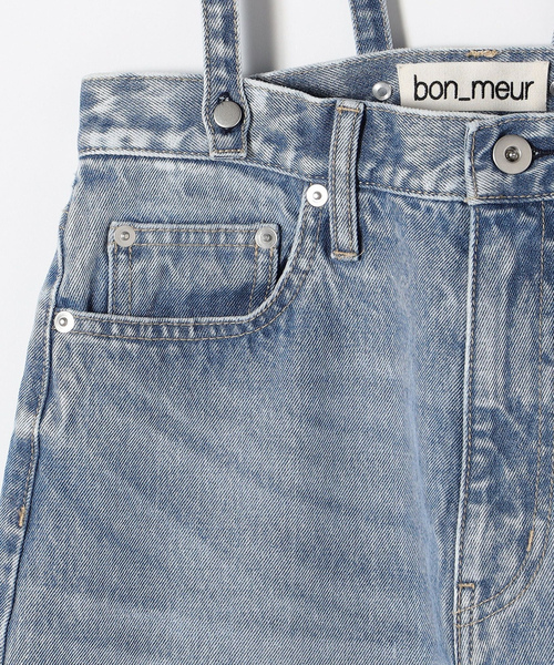 [bon_meur] обработка Denim брюки 36 голубой женский 