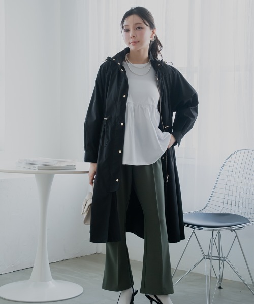 Petitjo（プッチージョ） モッズコート コート 小さいサイズ ドロ