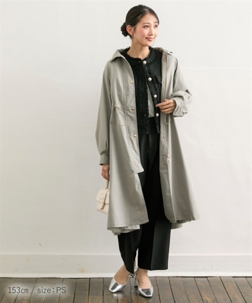 Petitjo（プッチージョ） モッズコート コート 小さいサイズ ドロ