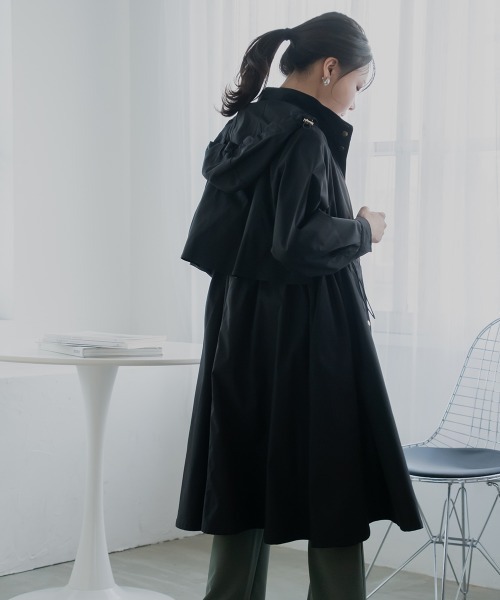 Petitjo（プッチージョ） モッズコート コート 小さいサイズ ドロ