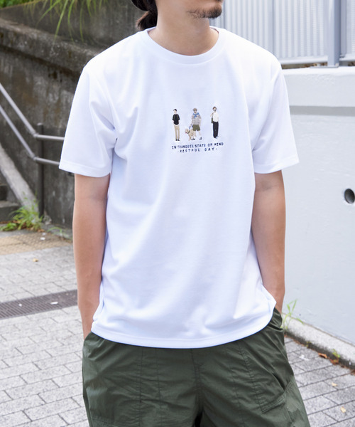 ikka tシャツ ポンチスリーメンシシュウT メンズ : ZOZOTOWN