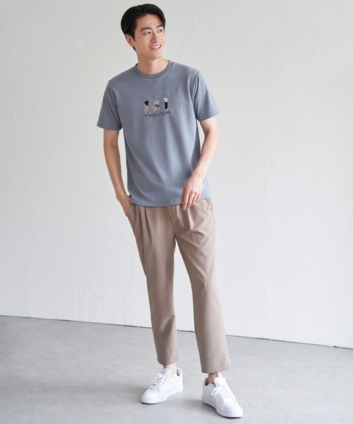ikka tシャツ ポンチスリーメンシシュウT メンズ : ZOZOTOWN