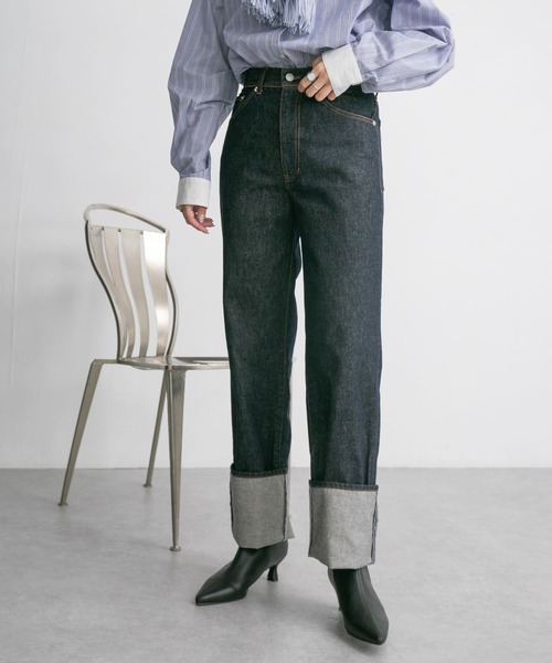 [KBF] Denim брюки 38 белый женский 