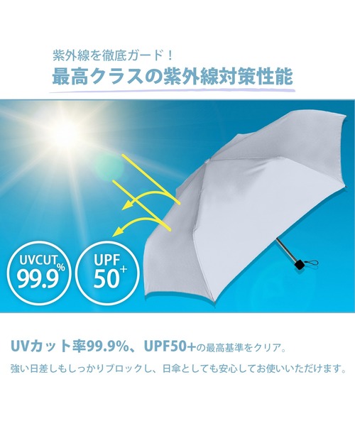 Karlas 折りたたみ傘 UVカット 完全遮光 UPF50 2WAY 晴雨兼用