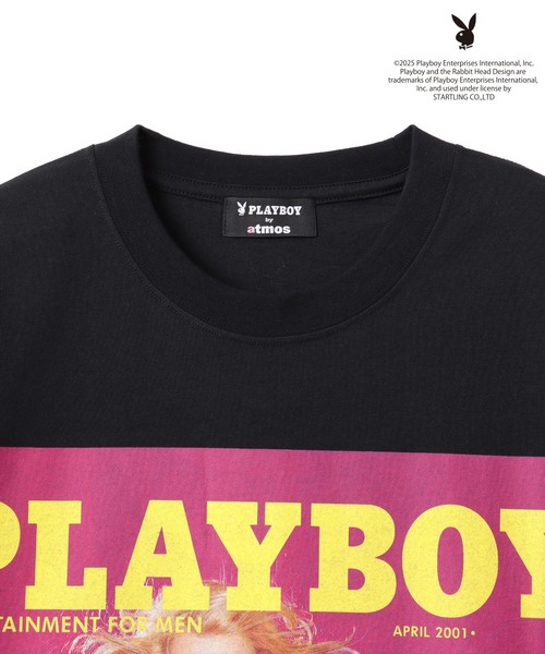 PLAYBOY tシャツ x atmos pink Big T-shirt / プレイボーイ