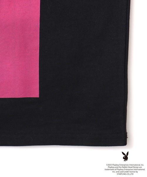tシャツ PLAYBOY x atmos pink Big T-shirt / プレイボーイ アトモス ピンク ビッグ T シャツ 「SP」 レディー PLAYBOY x atmos pink Big T-shirt / プレイボーイ アトモス