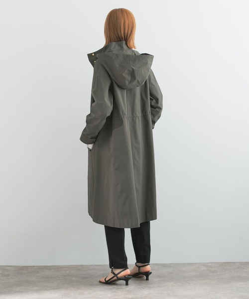 Re.　ENコート グレー セール】 ウールメルトンステンカラーコート （ステンカラーコート