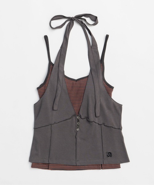 MAISON SPECIAL レッド キャミソール FREE MAISON SPECIAL｜Mixed Lace Camisole | Rakuten Fashion(楽天