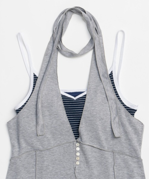 MAISON SPECIAL キャミソール Border Camisole Halter Neck Set