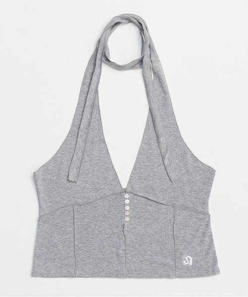 キャミソール Border Camisole Halter Neck Set Top/ボーダーキャミホルターネックセット「MAISON SPECIAL MAISON SPECIAL キャミソール Border Camisole Halter Neck Set