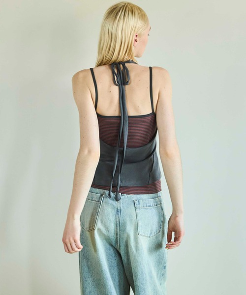 MAISON SPECIAL キャミソール Border Camisole Halter Neck Set