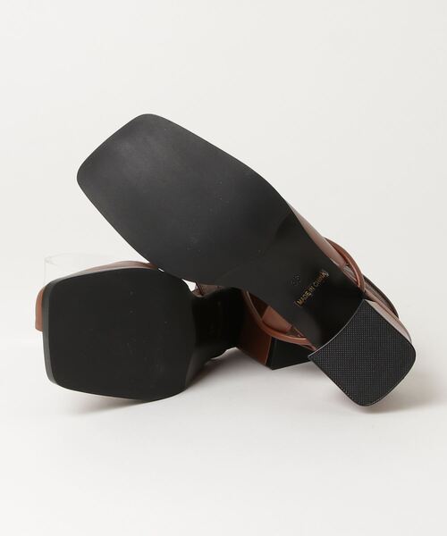 BEAUTY&YOUTH ダークブラウン サンダル サイズS BEAUTY＆YOUTH UNITED ARROWS 「BEAUTY&YOUTH ARROWS」 ヒール