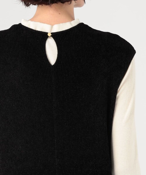 Ballsey（ボールジィ） ニットワンピース 36 ブラック レディース