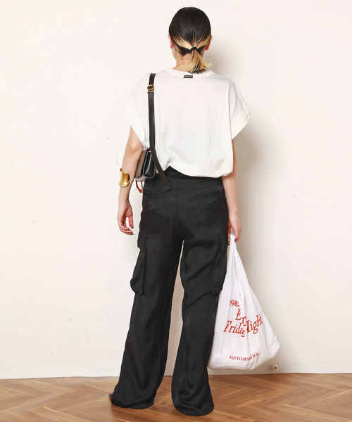 大幅お値下げ！お早めに！AP STUDIOサテンカーゴパンツ 大幅お値下げ！お早めに！AP STUDIOサテンカーゴパンツ セール