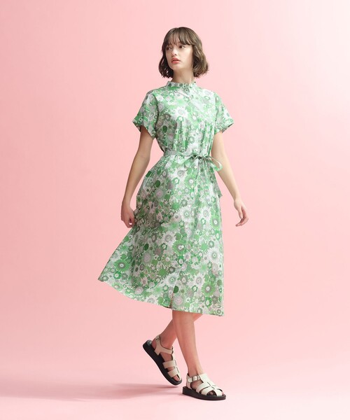 MACKINTOSH PHILOSOPHY ワンピース リバティバンドカラー