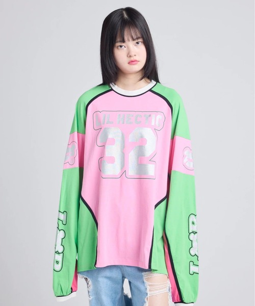 tシャツ littlesunnybite/リトルサニーバイト/numbering long tee レディース メンズ Little sunny bite tシャツ littlesunnybite/リトルサニーバイト