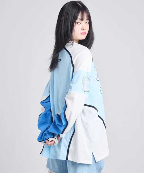 tシャツ littlesunnybite/リトルサニーバイト/numbering long tee レディース メンズ Little sunny bite tシャツ littlesunnybite/リトルサニーバイト