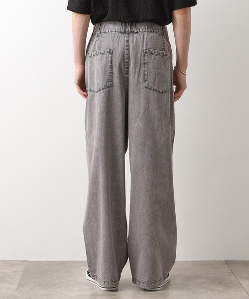 THE SHOP TK パンツ ツータックワイドデニムパンツ メンズ : ZOZOTOWN